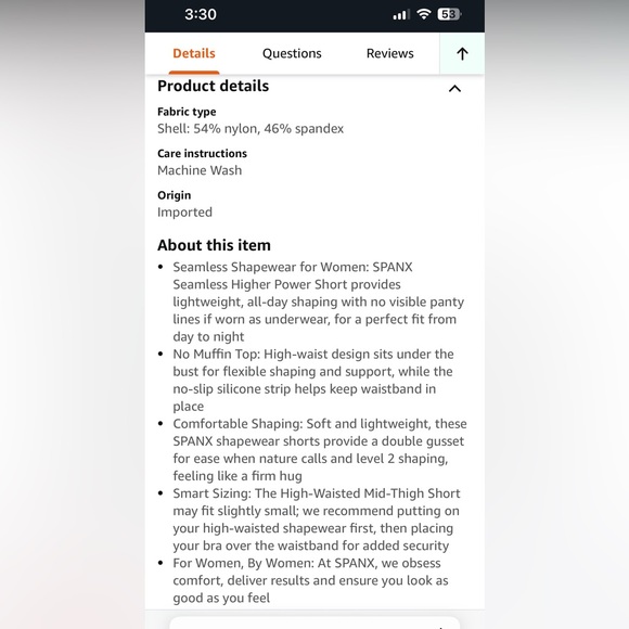 Size large high waisted beige spanx - Picture 3 of 3